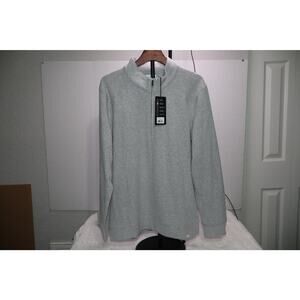 7 Diamond Generation Quarter Zip Pullover-Soft Grey-Medium
